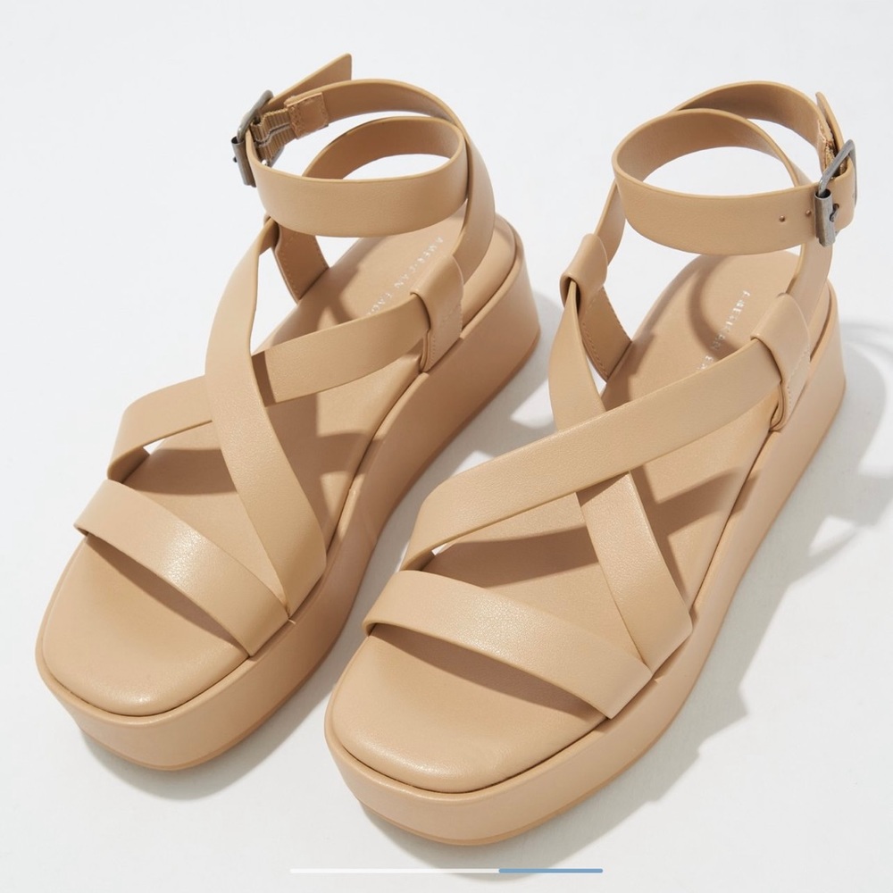 Brand New American Eagle Platform Sandals